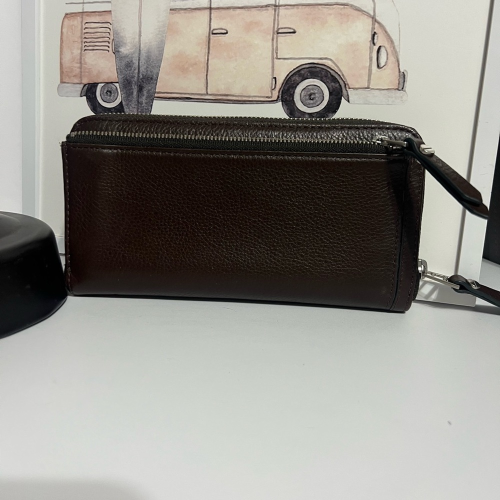 Fossil Dark Brown Leather Wallet - Picture 4 of 12